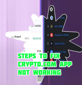Cryptocom app not working
